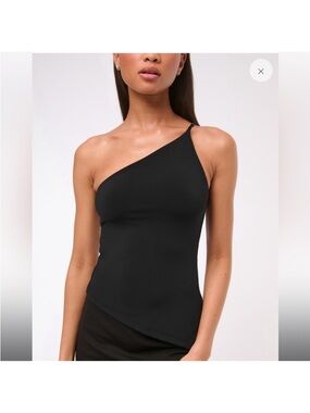 Abercrombie One-Shoulder Asymmetrical Top